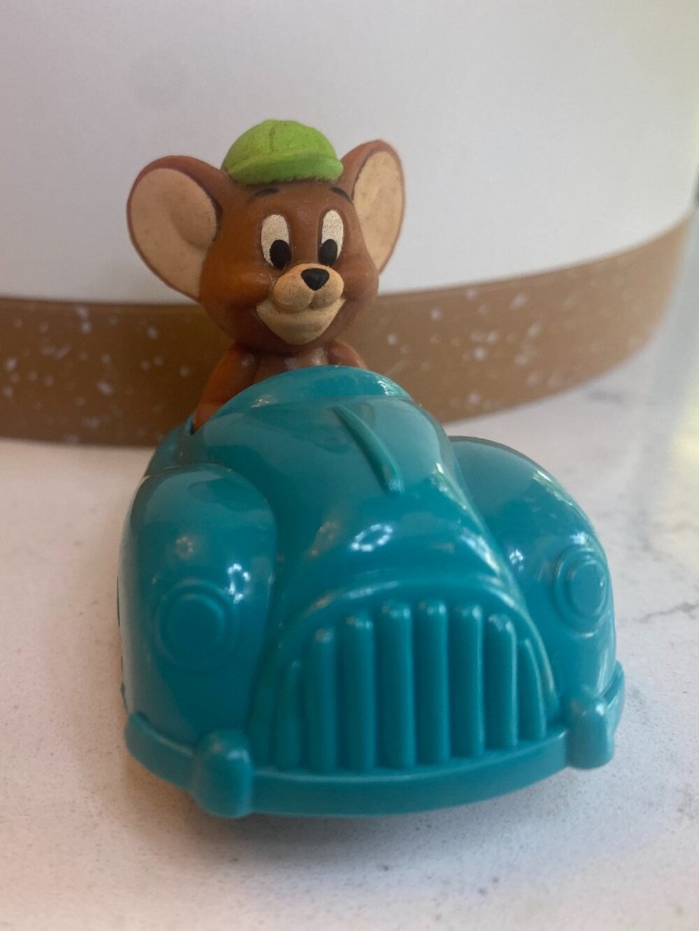 Tom & Jerry Mouse in Blue Car Summer Cruisers Dairy Queen Toy Vintage 1993